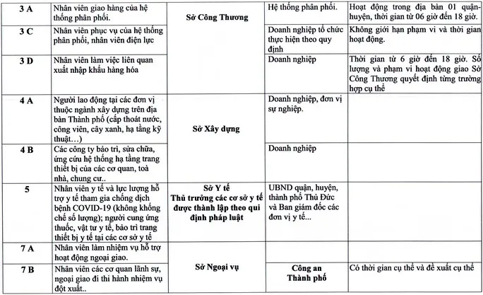 TP Hồ Chí Minh: Bổ sung nhóm đối tượng được phép lưu thông - Ảnh 3.