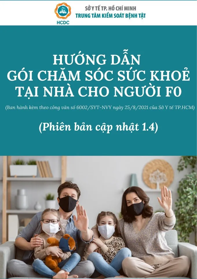 Hướng dẫn gói chăm sóc sức khỏe tại nhà cho người F0 - Ảnh 1.