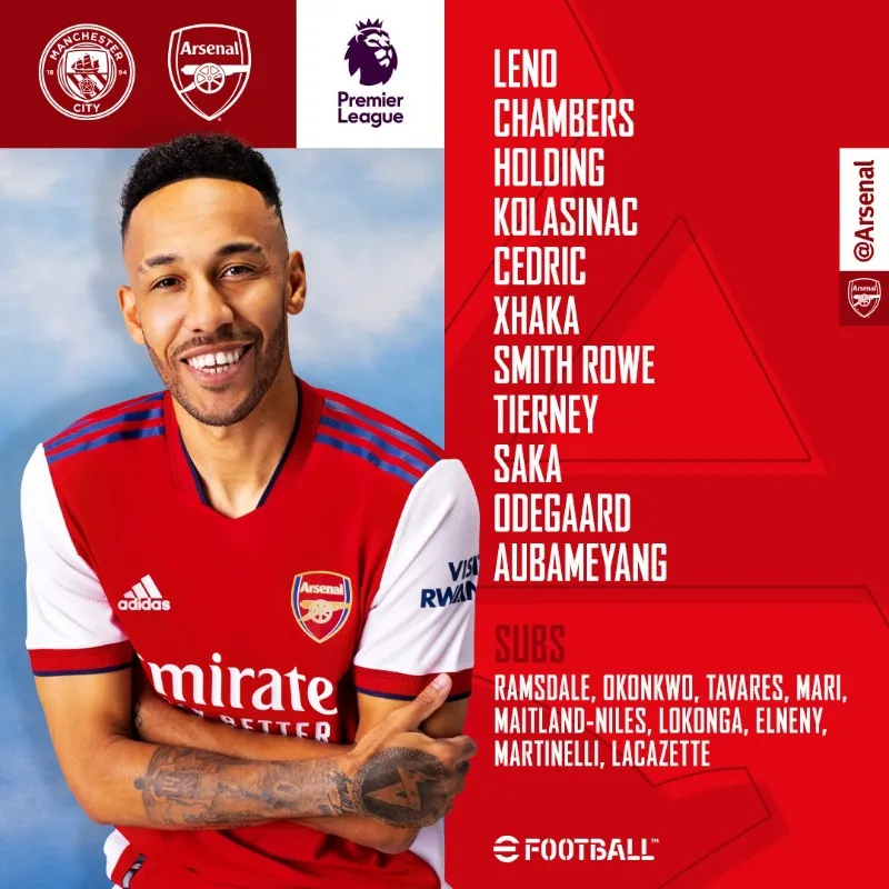 Man City 5-0 Arsenal: Xhaka nhận thẻ đỏ, Pháo thủ thua trận thứ 3 liên tiếp tại Ngoại hạng Anh - Ảnh 2. Man City 5-0 Arsenal: Xhaka nhận thẻ đỏ, Pháo thủ thua trận thứ 3 liên tiếp tại Ngoại hạng Anh - Ảnh 2.