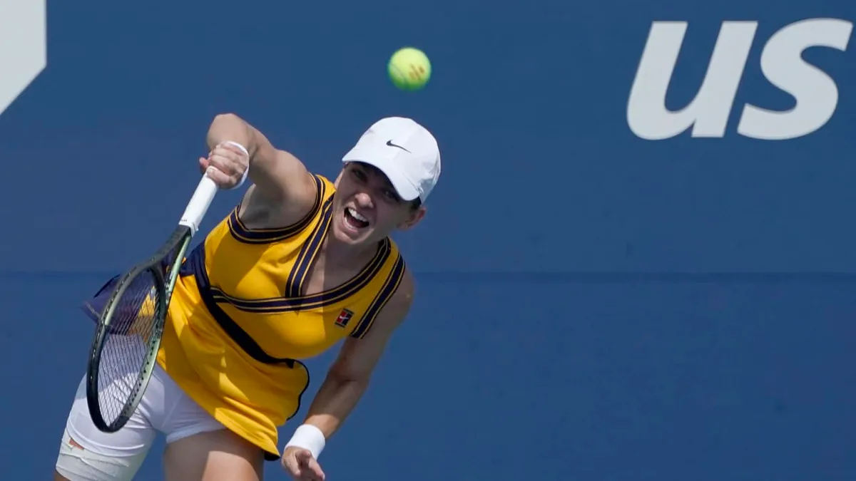 Vòng 1 đơn nữ Mỹ mở rộng 2021: Halep, Muguruza dễ dàng đi tiếp - Ảnh 1. Vòng 1 đơn nữ Mỹ mở rộng 2021: Halep, Muguruza dễ dàng đi tiếp - Ảnh 1.
