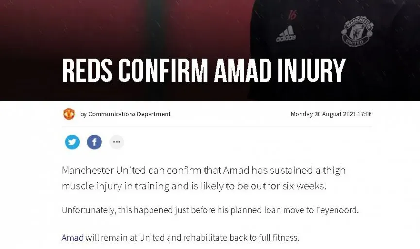 Man Utd xác nhận Amad Diallo không thể rời CLB ở hè 2021 - Ảnh 1. Man Utd xác nhận Amad Diallo không thể rời CLB ở hè 2021 - Ảnh 1.