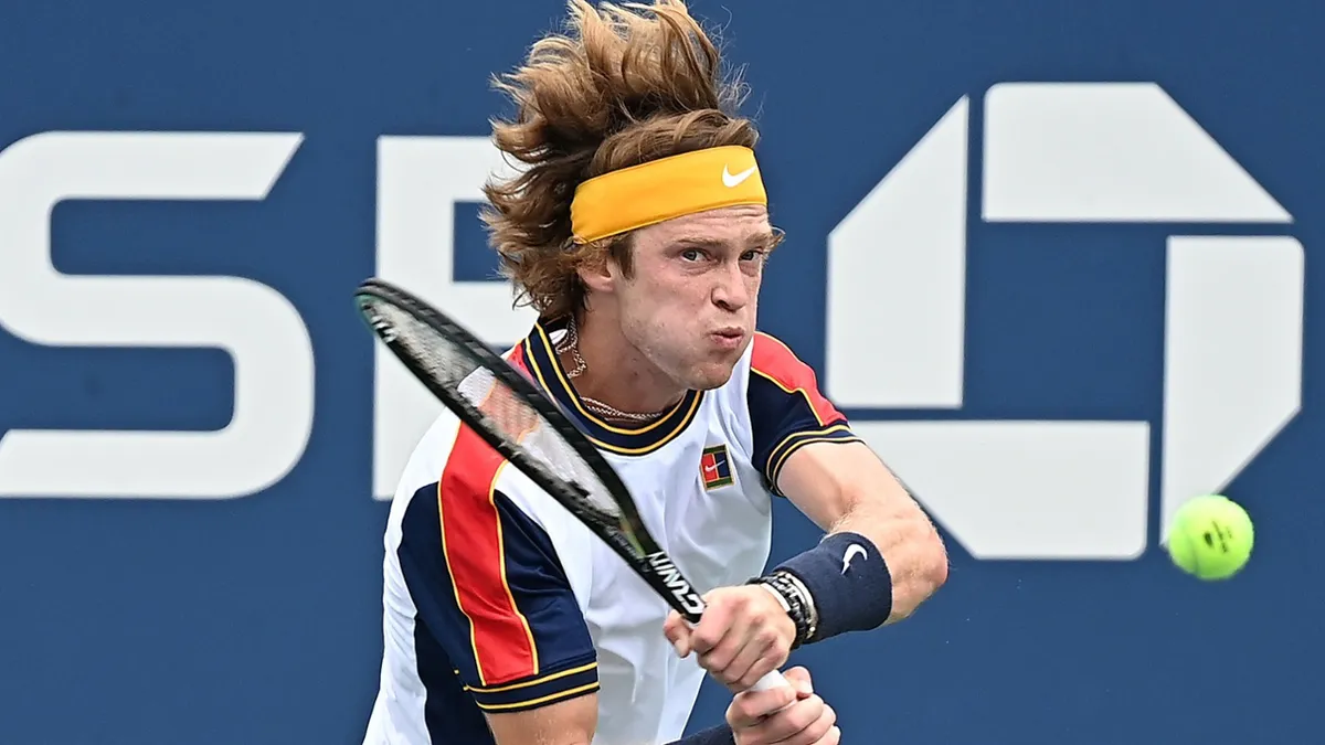 Vòng 1 đơn nam Mỹ mở rộng 2021: Andrey Rublev thẳng tiến vào vòng 2 - Ảnh 1. Vòng 1 đơn nam Mỹ mở rộng 2021: Andrey Rublev thẳng tiến vào vòng 2 - Ảnh 1.