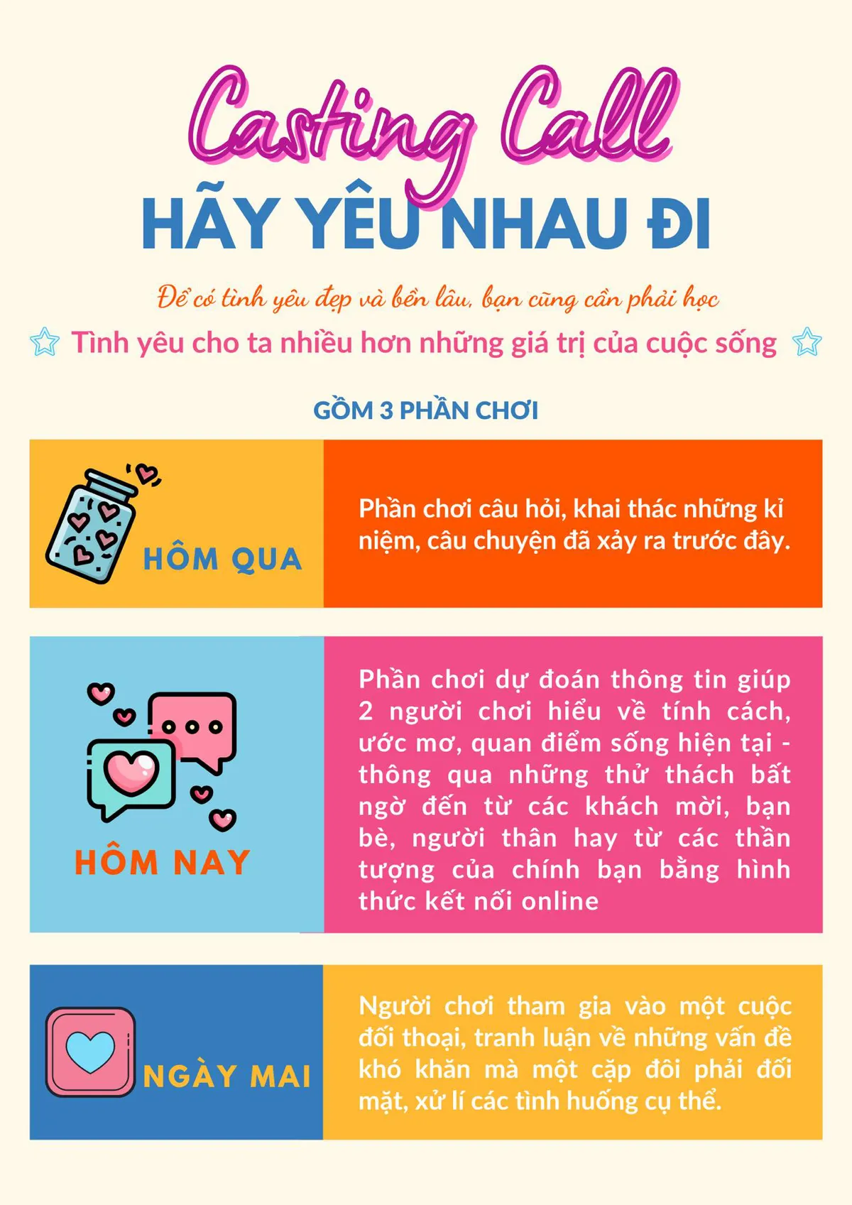 Hãy yêu nhau đi: Show hẹn hò mới toanh trên VTV3 đang chờ bạn - Ảnh 1.