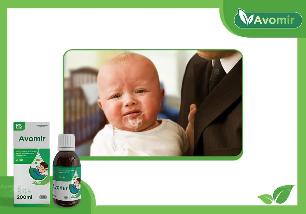 TPBVSK Avomir hỗ trợ cải thiện đầy hơi, chướng bụng ở trẻ - Ảnh 1.
