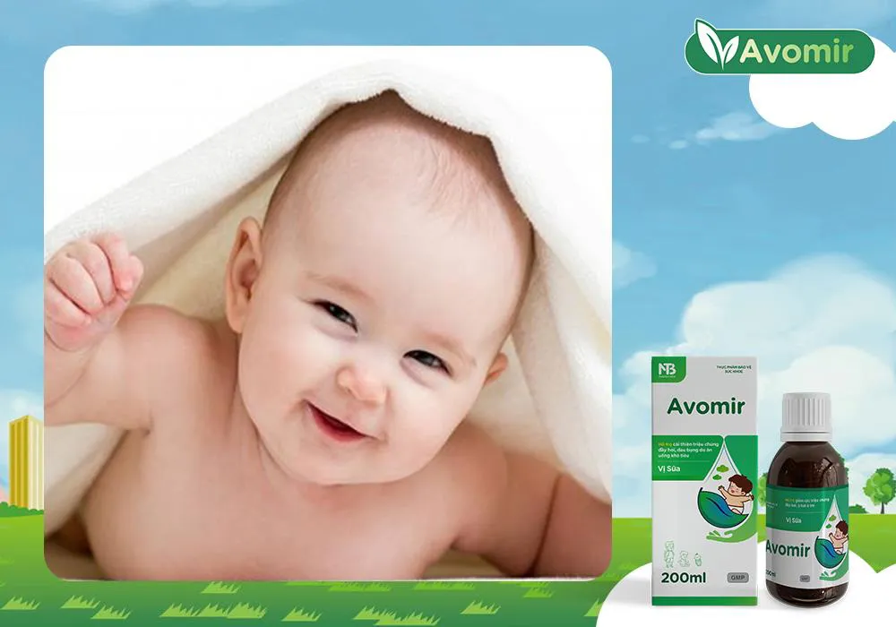 TPBVSK Avomir hỗ trợ cải thiện đầy hơi, chướng bụng ở trẻ - Ảnh 4.