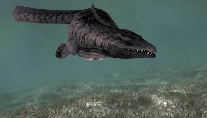 Khủng long Mosasaur - quái vật biển dài hơn 5m thống trị đại dương cổ đại - Ảnh 1.