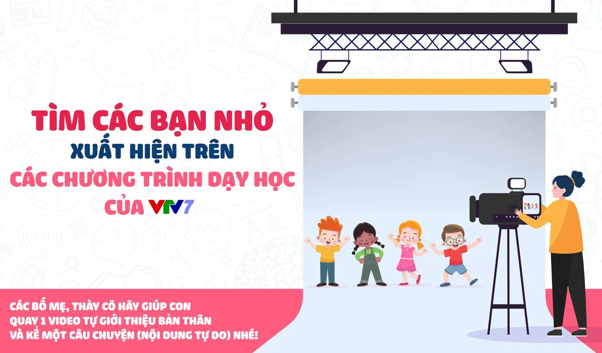 Tìm các bạn nhỏ đáng yêu xuất hiện trong các chương trình dạy học VTV7 - Ảnh 1.