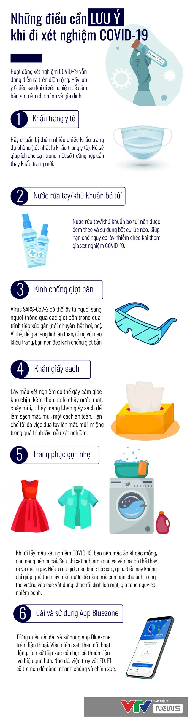 [Infographic] Những điều cần lưu ý khi đi xét nghiệm COVID-19 - Ảnh 1.