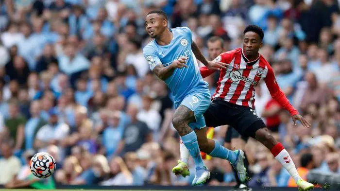 Manchester City bị Southampton cầm hòa ngay tại Etihad - Ảnh 1. Manchester City bị Southampton cầm hòa ngay tại Etihad - Ảnh 1.