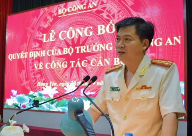 Điều động Gi&aacute;m đốc C&ocirc;ng an Th&aacute;i B&igrave;nh l&agrave;m Gi&aacute;m đốc C&ocirc;ng an tỉnh Hưng Y&ecirc;n - Ảnh 1.