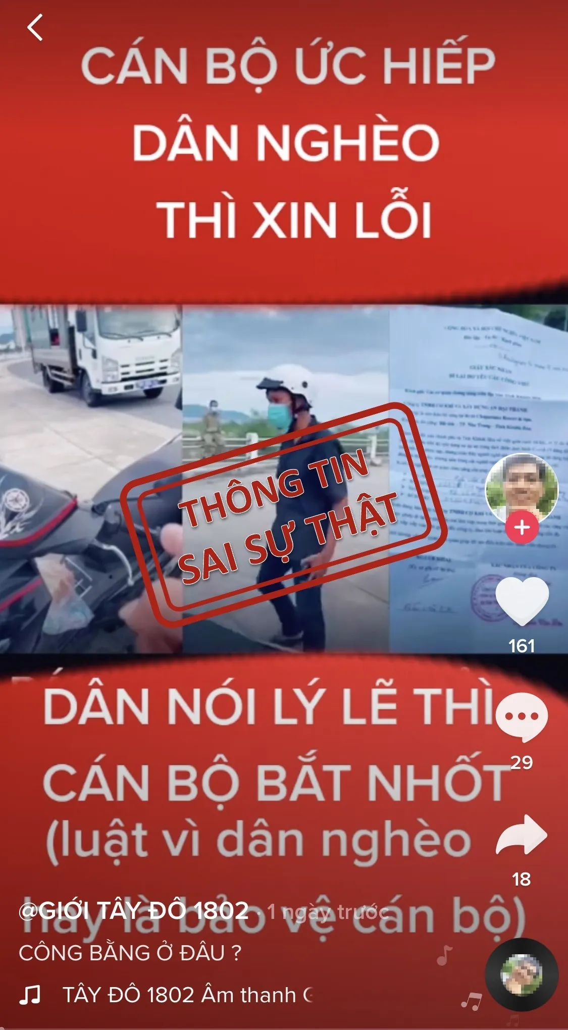 Phạt 5 triệu đồng thanh niên chia sẻ thông tin sai sự thật trên TikTok để câu khách - Ảnh 1.