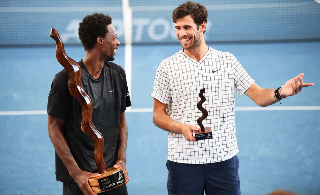 Gael Monfils vô địch giải quần vợt Adelaide International 2022 - Ảnh 2. Gael Monfils vô địch giải quần vợt Adelaide International 2022 - Ảnh 2.