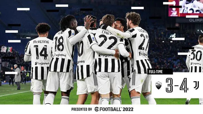 Ghi 3 bàn trong 7 phút, Juventus ngược dòng kịch tính trước AS Roma - Ảnh 5. Ghi 3 bàn trong 7 phút, Juventus ngược dòng kịch tính trước AS Roma - Ảnh 5.