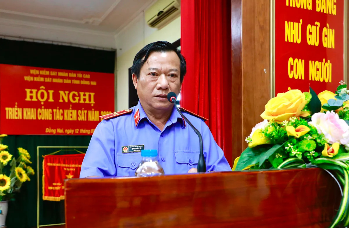 Viện Kiểm sát Nhân dân tỉnh Đồng Nai tổ chức Hội nghị triển khai công tác kiểm sát năm 2022 - Ảnh 1.
