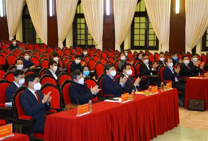 Nhiều cơ quan đơn vị ở Trung ương tổng kết năm 2021, triển khai nhiệm vụ năm 2022 - Ảnh 3. Nhiều cơ quan đơn vị ở Trung ương tổng kết năm 2021, triển khai nhiệm vụ năm 2022 - Ảnh 3.