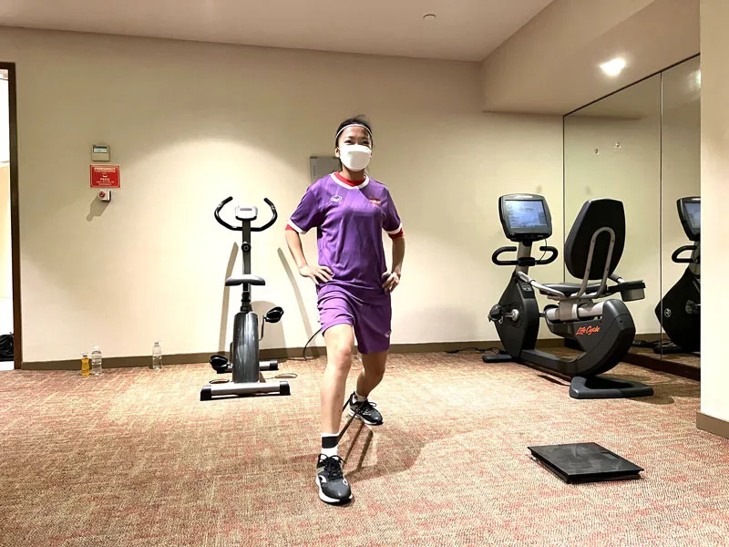 ĐT nữ Việt Nam trở lại tập luyện - Ảnh 4.