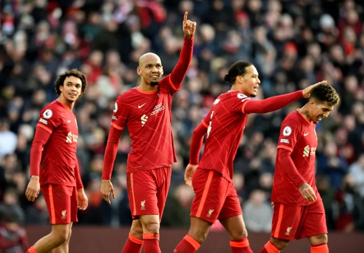 Thắng dễ Brentford, Liverpool chiếm ngôi nhì bảng Ngoại hạng Anh - Ảnh 1. Thắng dễ Brentford, Liverpool chiếm ngôi nhì bảng Ngoại hạng Anh - Ảnh 1.