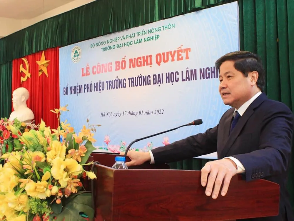 Trường Đại học Lâm nghiệp bổ nhiệm 2 Phó hiệu trưởng - Ảnh 3.