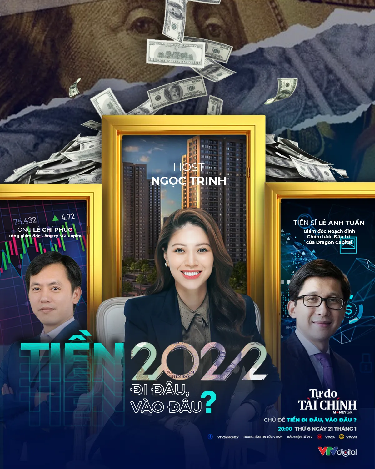 [20h00, ngày 21/1] MONEYtalk số 6: 2022 - Tiền đi đâu, vào đâu? - Ảnh 1.