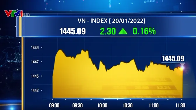 VN-Index tăng điểm nhẹ - Ảnh 1.