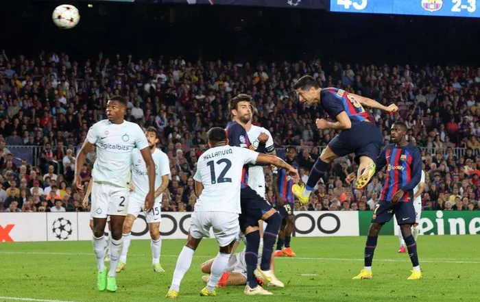 Chia điểm kịch tính trước Inter, Barcelona đối diện nguy cơ bị loại ở Champions League - Ảnh 2. Chia điểm kịch tính trước Inter, Barcelona đối diện nguy cơ bị loại ở Champions League - Ảnh 2.