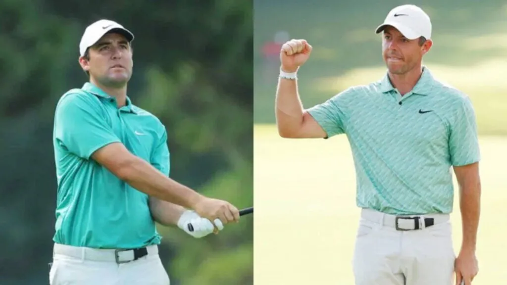 Golf: Cuộc đua vị trí số 1 thế giới giữa Scheffler và Rory McIlroy - Ảnh 1. Golf: Cuộc đua vị trí số 1 thế giới giữa Scheffler và Rory McIlroy - Ảnh 1.