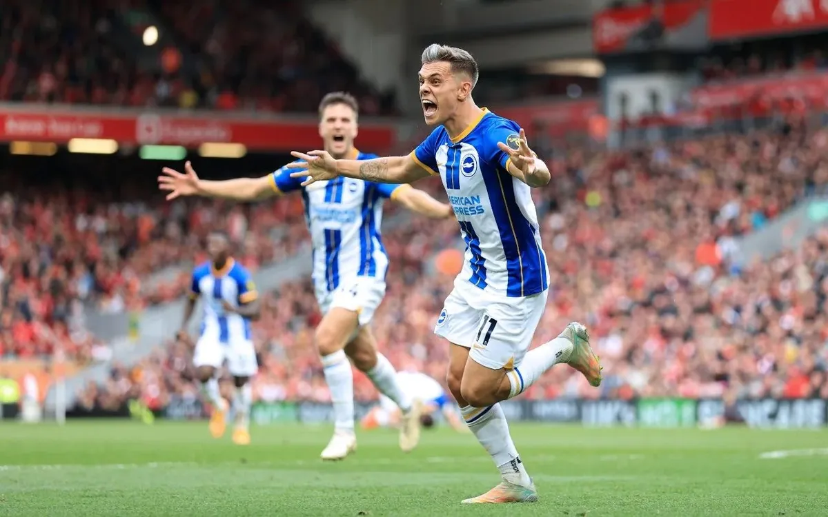 Liverpool chia điểm với Brighton trong trận cầu có 6 bàn thắng - Ảnh 3. Liverpool chia điểm với Brighton trong trận cầu có 6 bàn thắng - Ảnh 3.