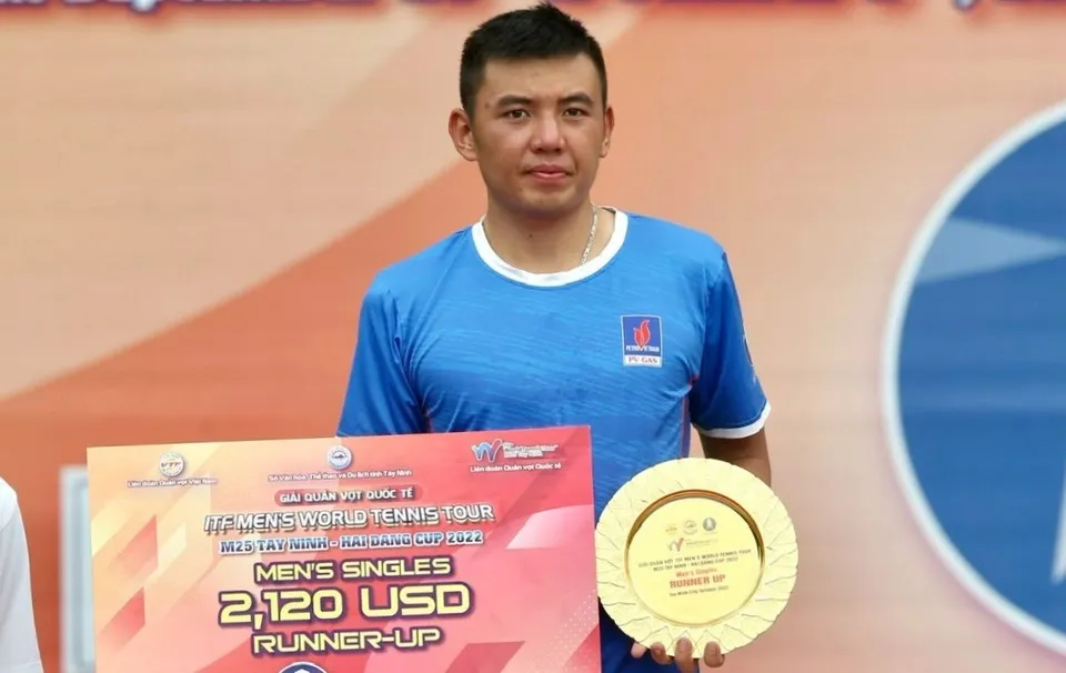 Lý Hoàng Nam đánh rơi chức vô địch M25 Tây Ninh - Ảnh 1.