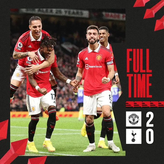 Man Utd hạ Tottenham, áp sát top 4 Ngoại hạng Anh - Ảnh 1. Man Utd hạ Tottenham, áp sát top 4 Ngoại hạng Anh - Ảnh 1.