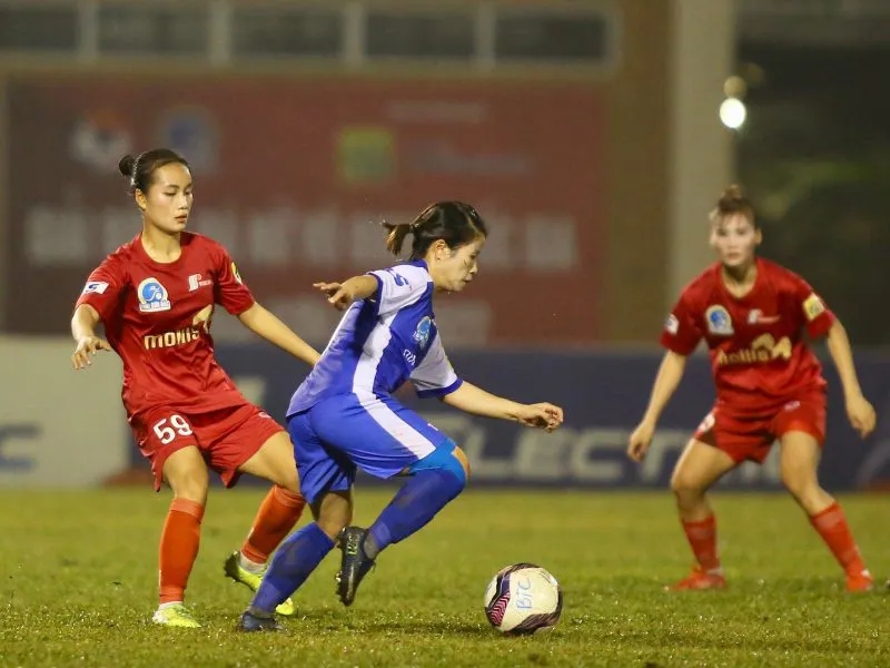 Vòng 13 giải nữ VĐQG – cúp Thái Sơn Bắc 2022: TP.HCM I sáng cơ hội vô địch - Ảnh 4. Vòng 13 giải nữ VĐQG – cúp Thái Sơn Bắc 2022: TP.HCM I sáng cơ hội vô địch - Ảnh 4.