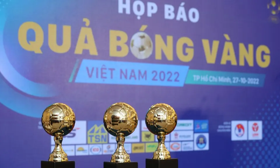 Giải thưởng Quả bóng vàng Việt Nam năm 2022 trở lại với 12 hạng mục - Ảnh 1. Giải thưởng Quả bóng vàng Việt Nam năm 2022 trở lại với 12 hạng mục - Ảnh 1.