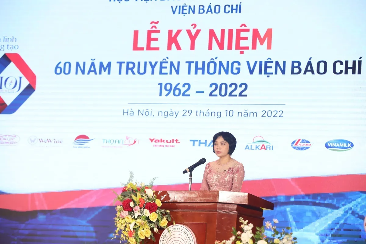 Viện Báo chí, Học viện Báo chí và Tuyên truyền kỷ niệm 60 năm ngày truyền thống - Ảnh 1.