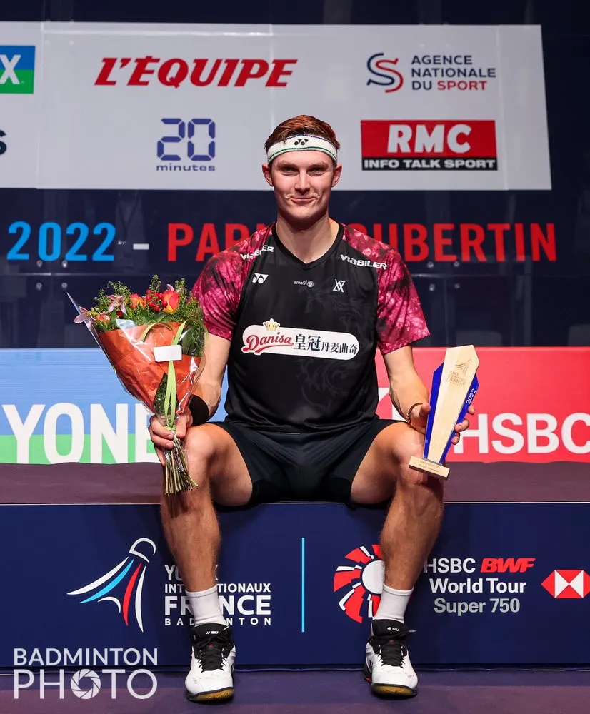 Viktor Axelsen vô địch giải cầu lông Pháp mở rộng 2022 - Ảnh 3. Viktor Axelsen vô địch giải cầu lông Pháp mở rộng 2022 - Ảnh 3.