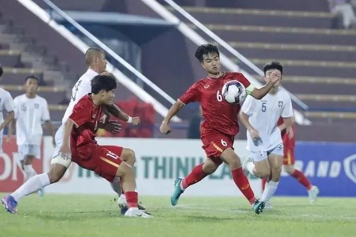 U17 Việt Nam giành chiến thắng ấn tượng trước U17 Đài Bắc Trung Hoa - Ảnh 1. U17 Việt Nam giành chiến thắng ấn tượng trước U17 Đài Bắc Trung Hoa - Ảnh 1.