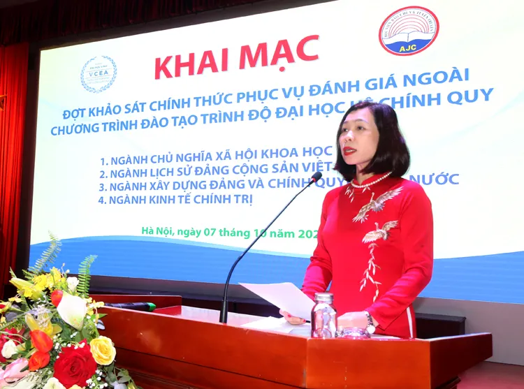 Học viện Báo chí và Tuyên truyền khai mạc đợt khảo sát đánh giá chương trình đào tạo trình độ đại học - Ảnh 2.