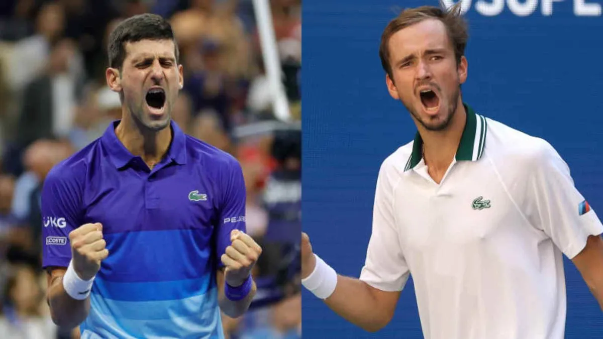 Bất ngờ xảy ra ở trận đấu giữa Djokovic và Medvedev tại Astana mở rộng - Ảnh 1. Bất ngờ xảy ra ở trận đấu giữa Djokovic và Medvedev tại Astana mở rộng - Ảnh 1.