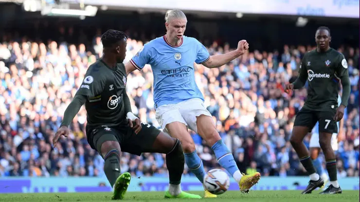 Erling Haaland lại ghi bàn, Man City thắng cách biệt Southampton - Ảnh 2. Erling Haaland lại ghi bàn, Man City thắng cách biệt Southampton - Ảnh 2.
