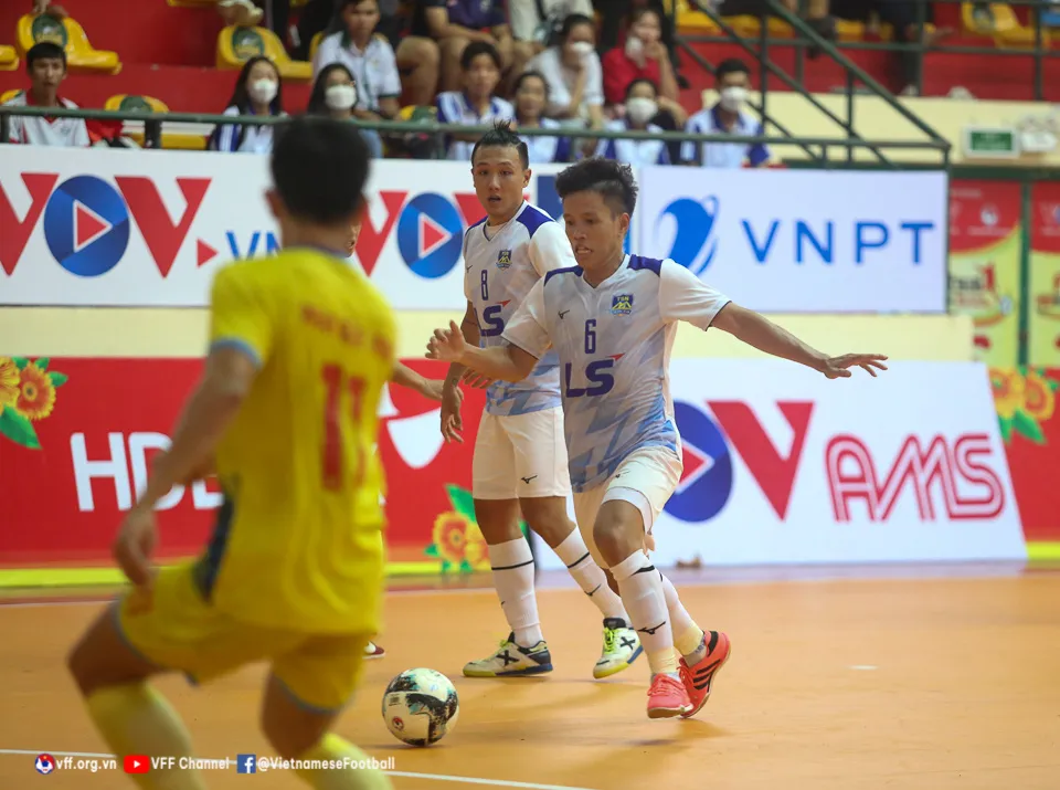 Thái Sơn Nam tiếp tục gây áp lực lên ngôi đầu BXH futsal VĐQG 2022 - Ảnh 1. Thái Sơn Nam tiếp tục gây áp lực lên ngôi đầu BXH futsal VĐQG 2022 - Ảnh 1.