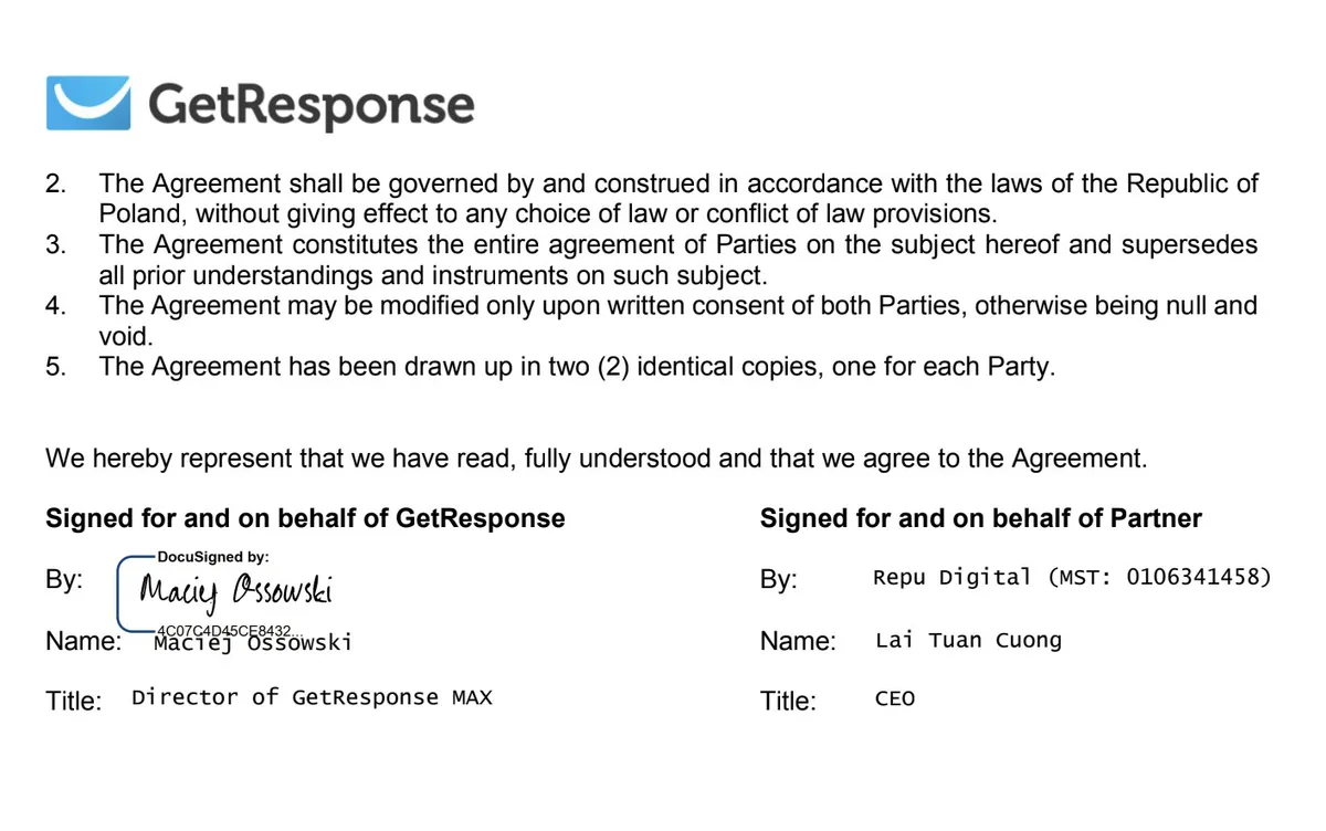 GetResponse lựa chọn Repu Digital làm đối tác chiến lược, đại diện tại Việt Nam - Ảnh 2.