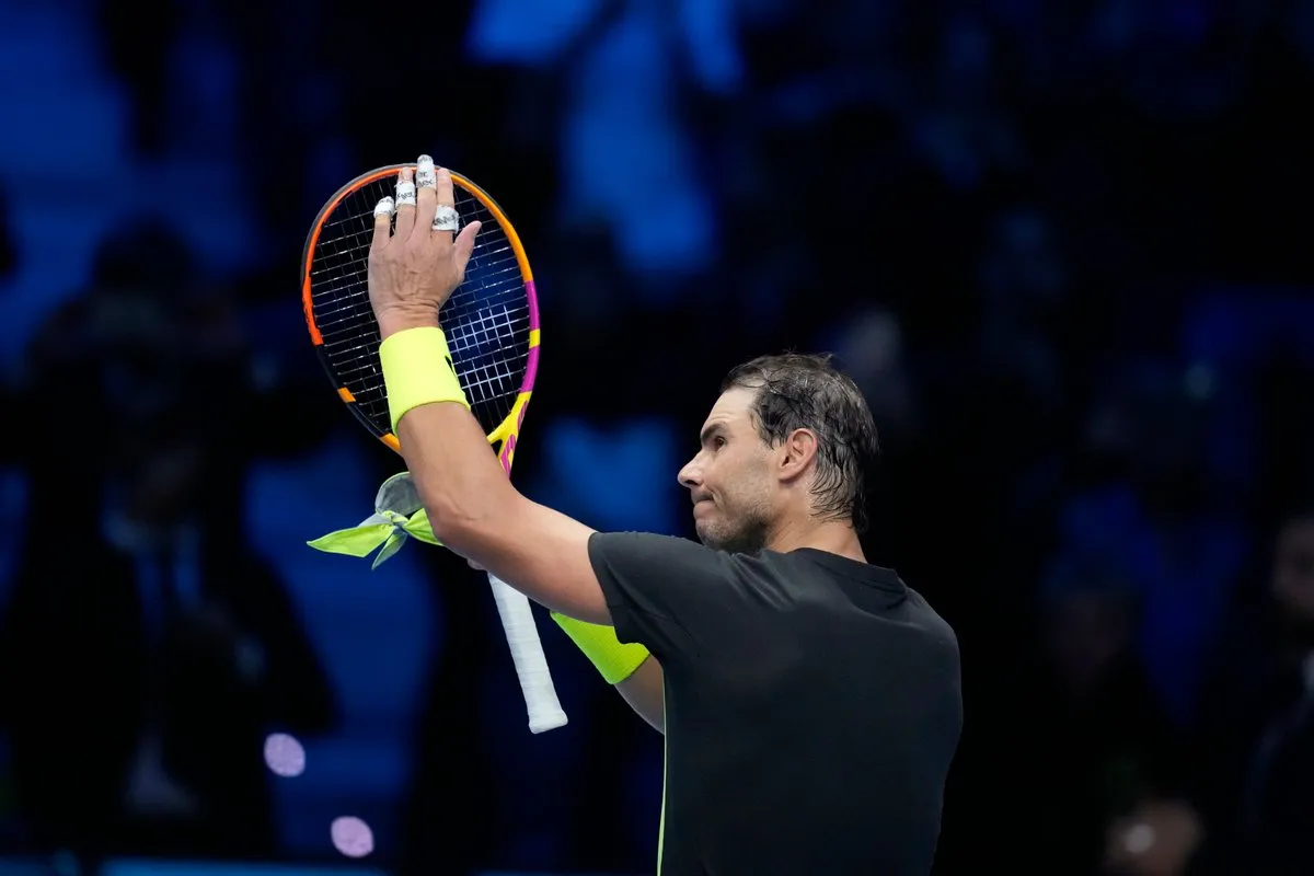 Rafael Nadal chia tay ATP Finals 2022 - Ảnh 1. Rafael Nadal chia tay ATP Finals 2022 - Ảnh 1.