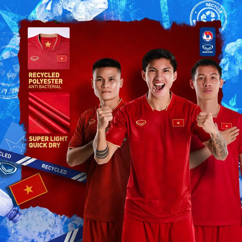 Cận cảnh áo đấu mới của các ĐTQG Việt Nam - Ảnh 1. Cận cảnh áo đấu mới của các ĐTQG Việt Nam - Ảnh 1.