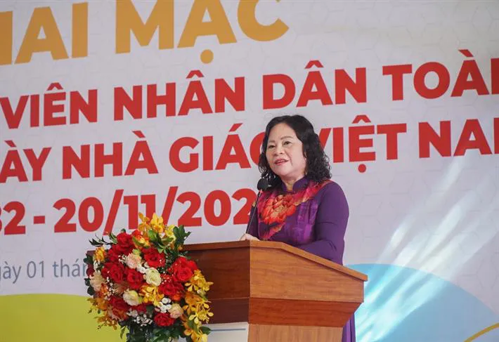 Gần 1.400 VĐV dự Hội thao Người gi&aacute;o vi&ecirc;n nh&acirc;n d&acirc;n to&agrave;n quốc 2022 - Ảnh 1.