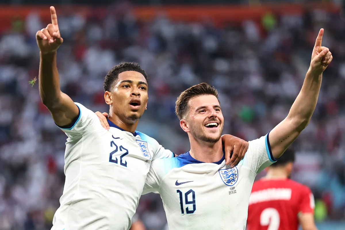 ĐT Anh lập hàng loạt kỷ lục vô tiền khoáng hậu trong ngày ra quân tại World Cup 2022 - Ảnh 1. ĐT Anh lập hàng loạt kỷ lục vô tiền khoáng hậu trong ngày ra quân tại World Cup 2022 - Ảnh 1.