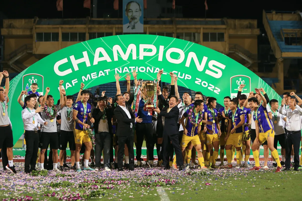Chung kết Cúp Quốc gia 2022: CLB Hà Nội đăng quang - Ảnh 7. Chung kết Cúp Quốc gia 2022: CLB Hà Nội đăng quang - Ảnh 7.