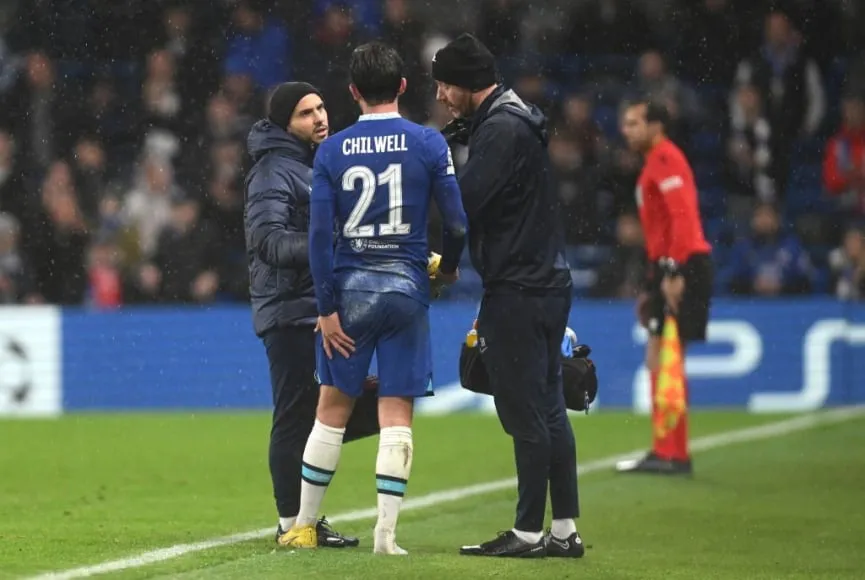 Ben Chilwell nghỉ dài hạn, nguy cơ tạm biệt World Cup 2022 - Ảnh 1. Ben Chilwell nghỉ dài hạn, nguy cơ tạm biệt World Cup 2022 - Ảnh 1.