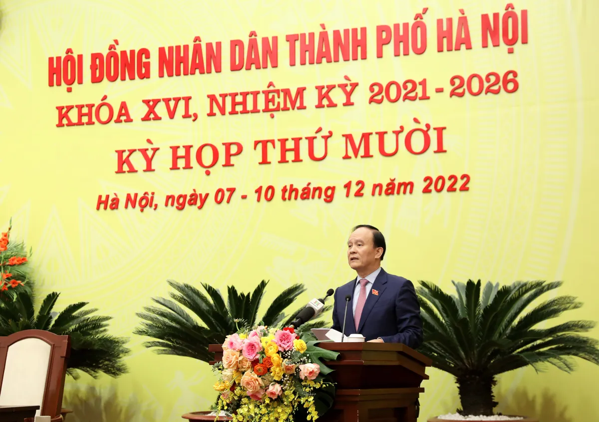 HĐND TP Hà Nội miễn nhiệm, bầu bổ sung Ủy viên UBND TP Hà Nội - Ảnh 1.