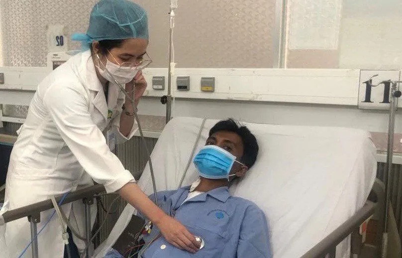 Mắc u nhầy nhĩ trái nguy kịch, nam bệnh nhân người Campuchia được bác sĩ Việt Nam cứu sống - Ảnh 1. Mắc u nhầy nhĩ trái nguy kịch, nam bệnh nhân người Campuchia được bác sĩ Việt Nam cứu sống - Ảnh 1.