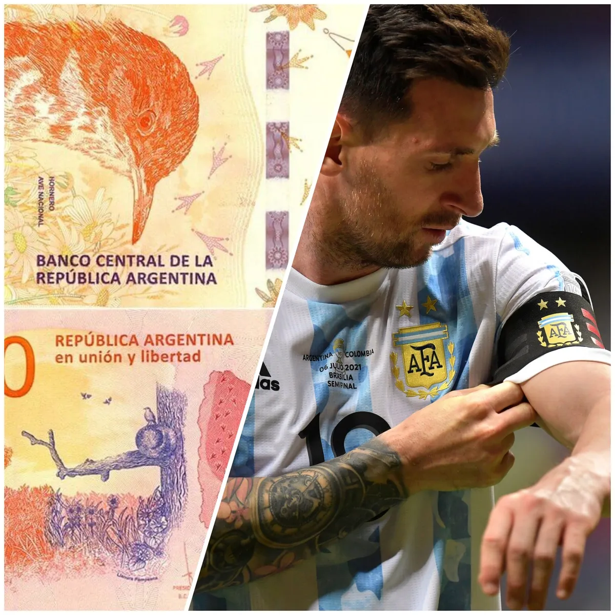 Hình Messi sắp xuất hiện trên tờ tiền của Argentina - Ảnh 1. Hình Messi sắp xuất hiện trên tờ tiền của Argentina - Ảnh 1.