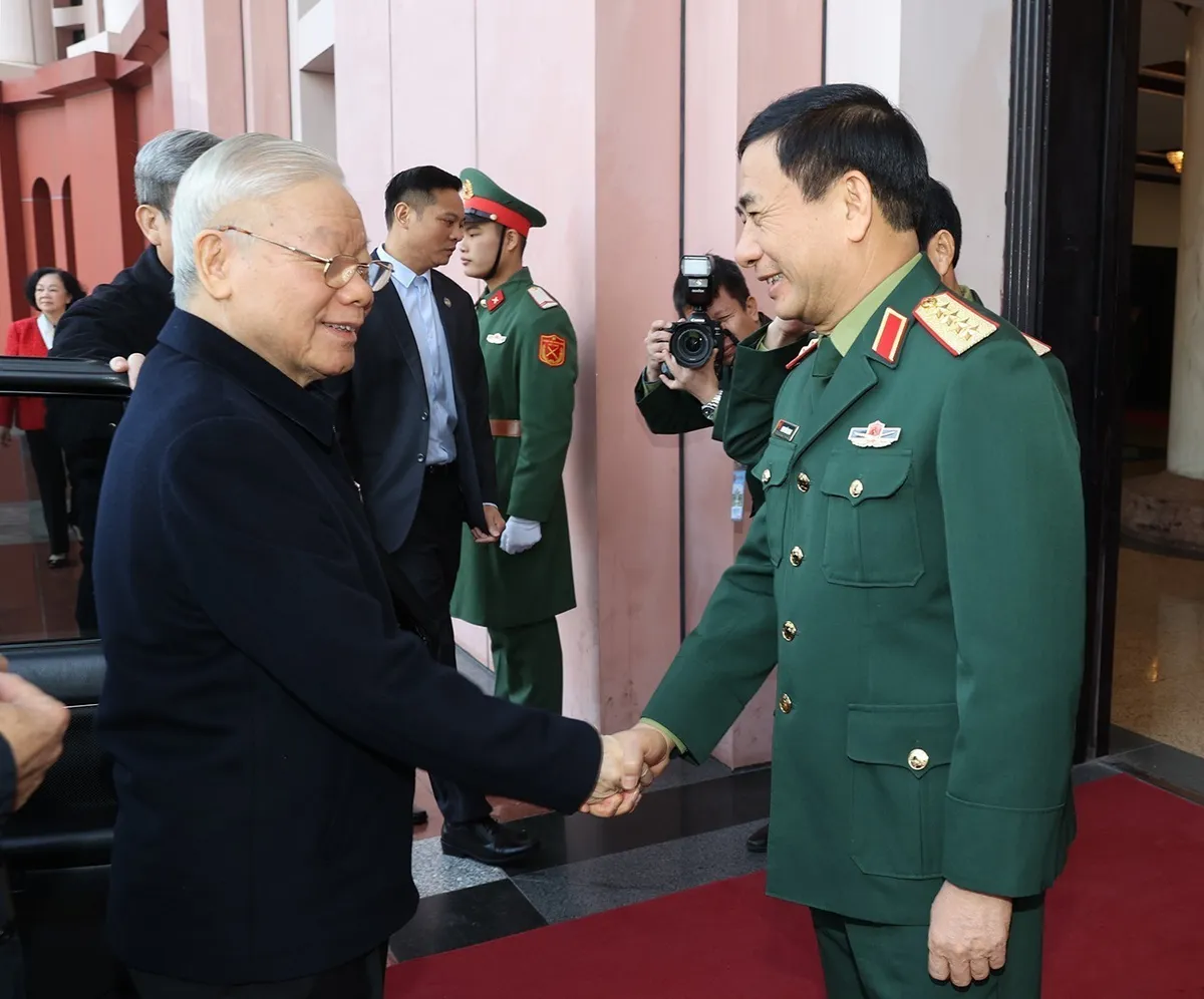 Tổng Bí thư: Cán bộ lãnh đạo, chỉ huy các cấp trong quân đội phải luôn tự soi, tự sửa - Ảnh 1.