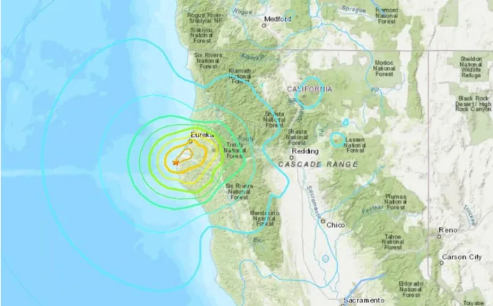 Hàng chục nghìn hộ gia đình bị mất điện sau trận động đất làm rung chuyển miền Bắc California - Ảnh 1.